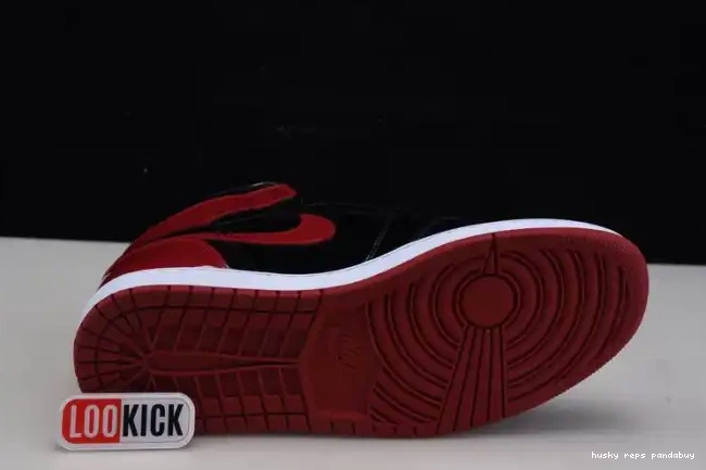 Rep Husky 555088-063 Jordan Air 1 OG Patent High Bred 0413